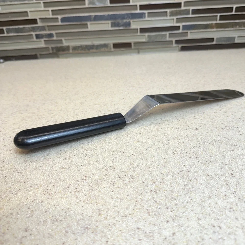 Pampered Chef Offset Spatula Stainless Steel Icing Spreader Cake Decorating Tool